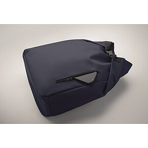 15 roll top laptop backpack, french navy