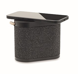 15W wireless charger speaker, black