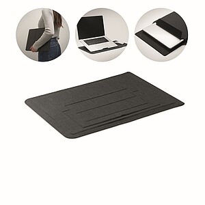 16 inch felt laptop sleeve, black