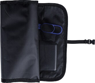 1680D polyester roll-up bag Johnny, black