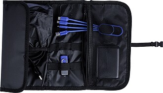 1680D polyester roll-up bag Johnny, black