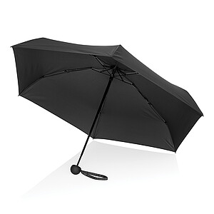 19.5" Aware™ RPET super mini manual 190T Pongee umbrella, black
