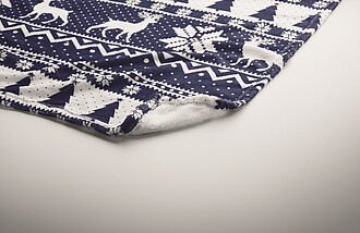 190 gr/m2 RPET coral fleece blanket