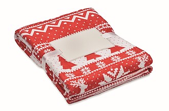 190 gr/m2 RPET coral fleece blanket