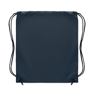190T Polyester drawstring bag, french navy