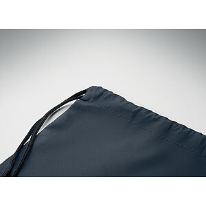 190T Polyester drawstring bag, french navy