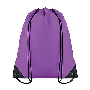 190T Polyester drawstring bag, violet