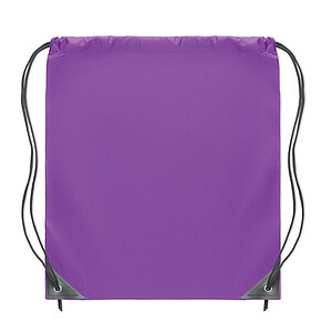 190T Polyester drawstring bag, violet