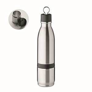 2-in-1 double wall stainless steel vacuum insulated bottle