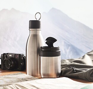 2-in-1 double wall stainless steel vacuum insulated bottle