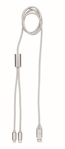 2 in 1 long charging cable