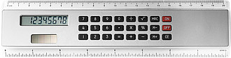 20cm Ruler with calculatorSilver