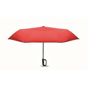21 inch windproof umbrella, red