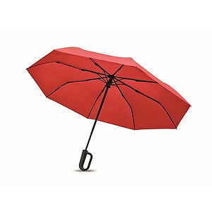 21 inch windproof umbrella, red