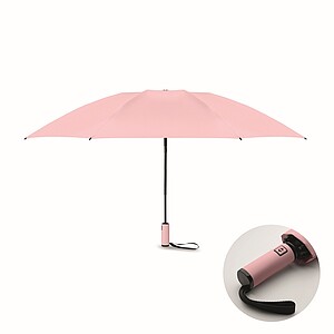 23 inch windproof umbrella, baby pink