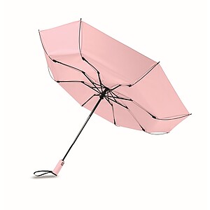 23 inch windproof umbrella, baby pink
