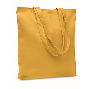 270 gr/m2 Canvas shopping bag, ochre