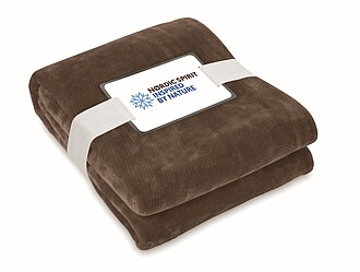 280 gr/m2 RPET flannel fleece blanket