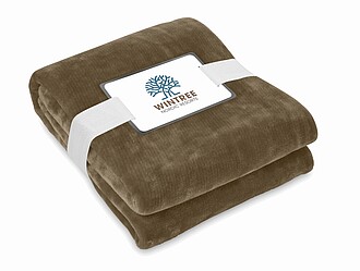 280 gr/m2 RPET flannel fleece blanket