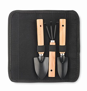 3 garden tools in RPET pouch