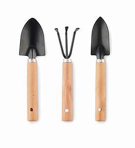 3 garden tools in RPET pouch
