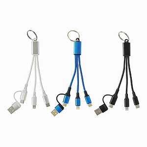 3-in-1 charging cable, blue