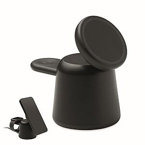 3 in 1 wireless charger 15W, black