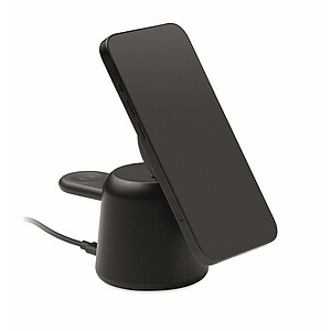 3 in 1 wireless charger 15W, black