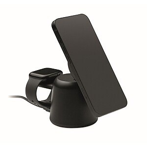 3 in 1 wireless charger 15W, black