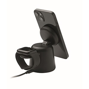 3 in 1 wireless charger 15W, black