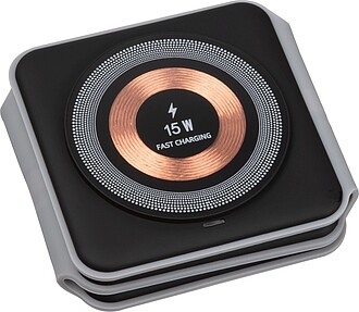 3 in 1 wireless charger, black