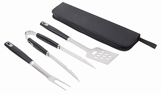 3 pcs. BBQ Set in nylon pouch "Pretty BB