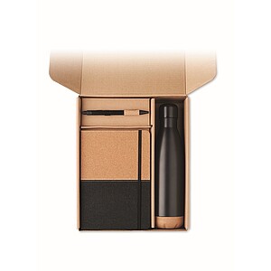 3 piece gift set in box, black