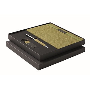 3 piece gift set in box, green