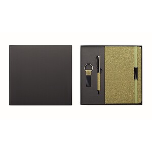 3 piece gift set in box, green