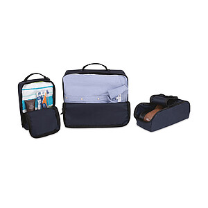 3 Piece Packing Cube Set, navy