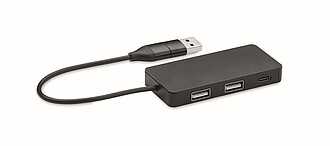3 port USB hub with 20cm cable