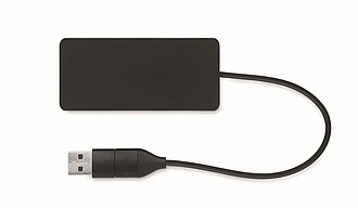 3 port USB hub with 20cm cable