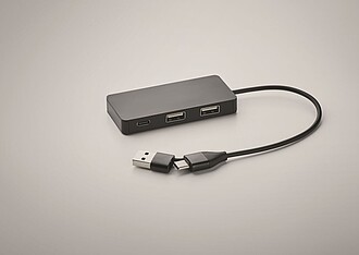 3 port USB hub with 20cm cable
