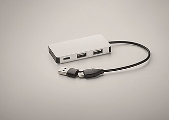 3 port USB hub with 20cm cable