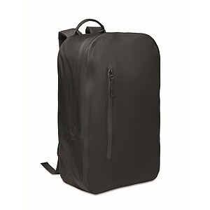 300D RPET computer backpack, black