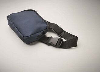 300D RPET polyester waist bag