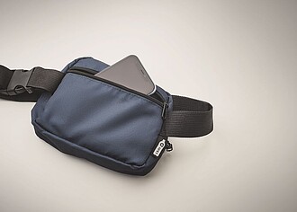 300D RPET polyester waist bag
