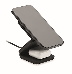 3in1 foldable charging station, black