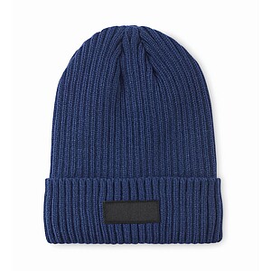 3M knitted beanie with cuff, blue