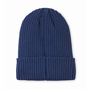 3M knitted beanie with cuff, blue