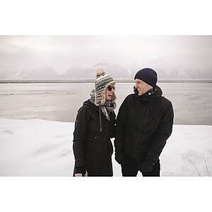 3M knitted beanie with cuff, blue