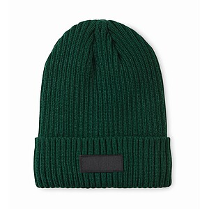 3M knitted beanie with cuff, dark green