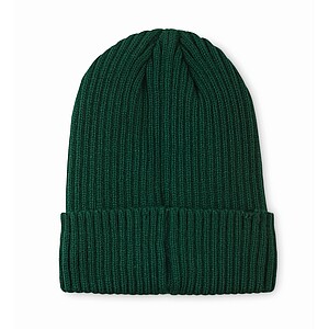 3M knitted beanie with cuff, dark green