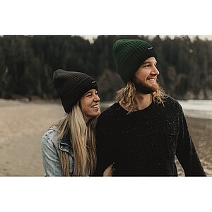 3M knitted beanie with cuff, dark green